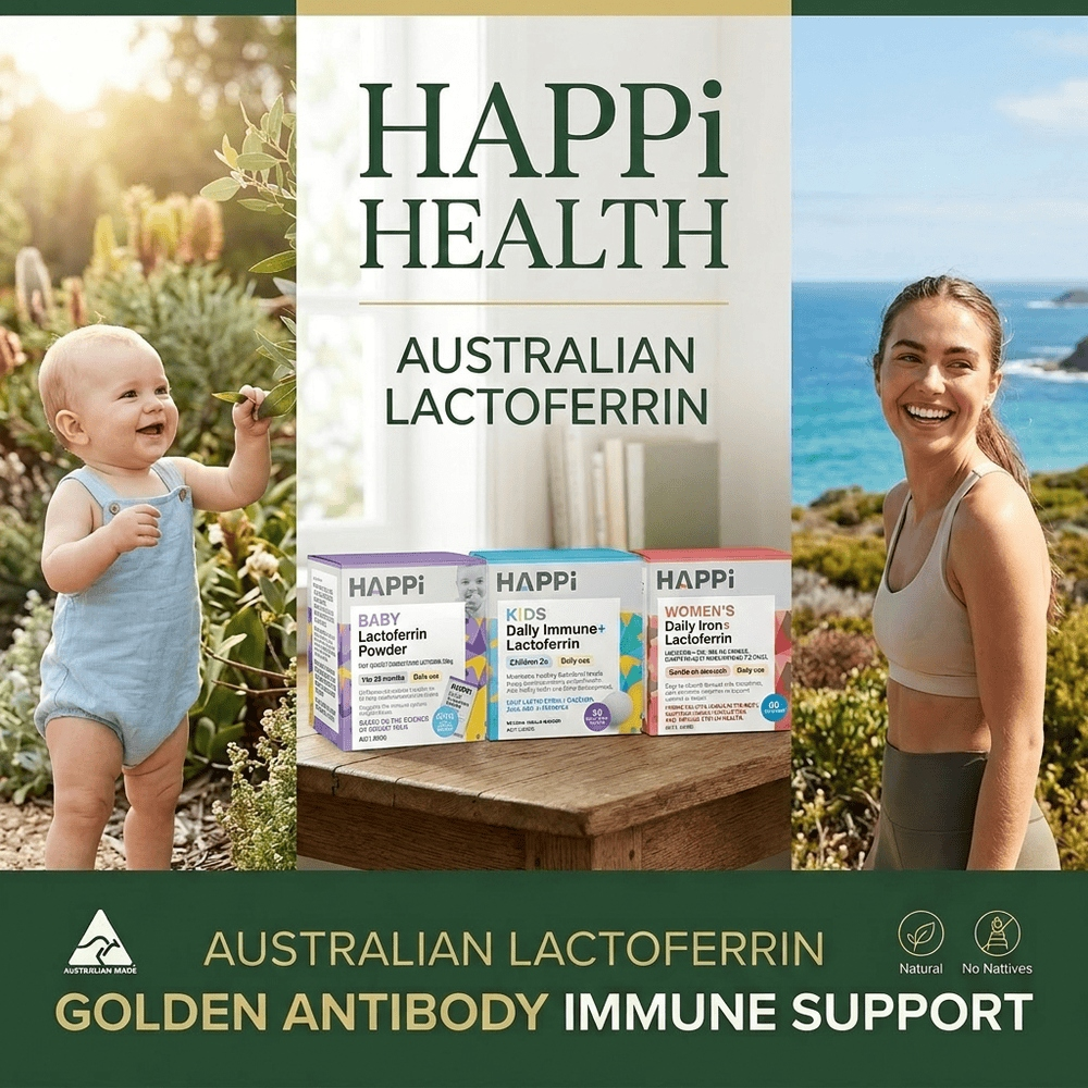 Kháng thể Lactoferrin HAPPi Health Úc