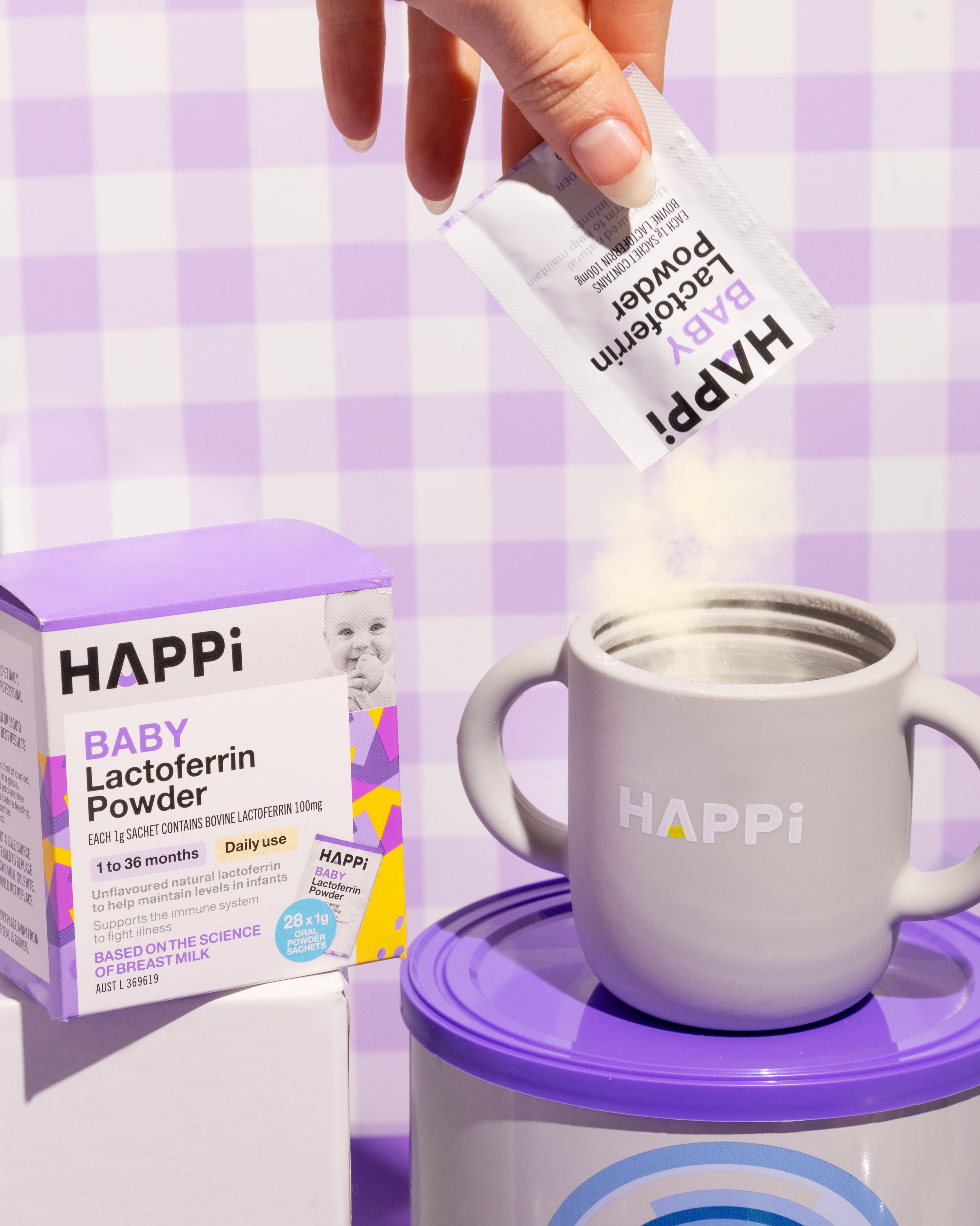 Baby Lactoferrin Powder (1g × 28 gói dạng bột)
