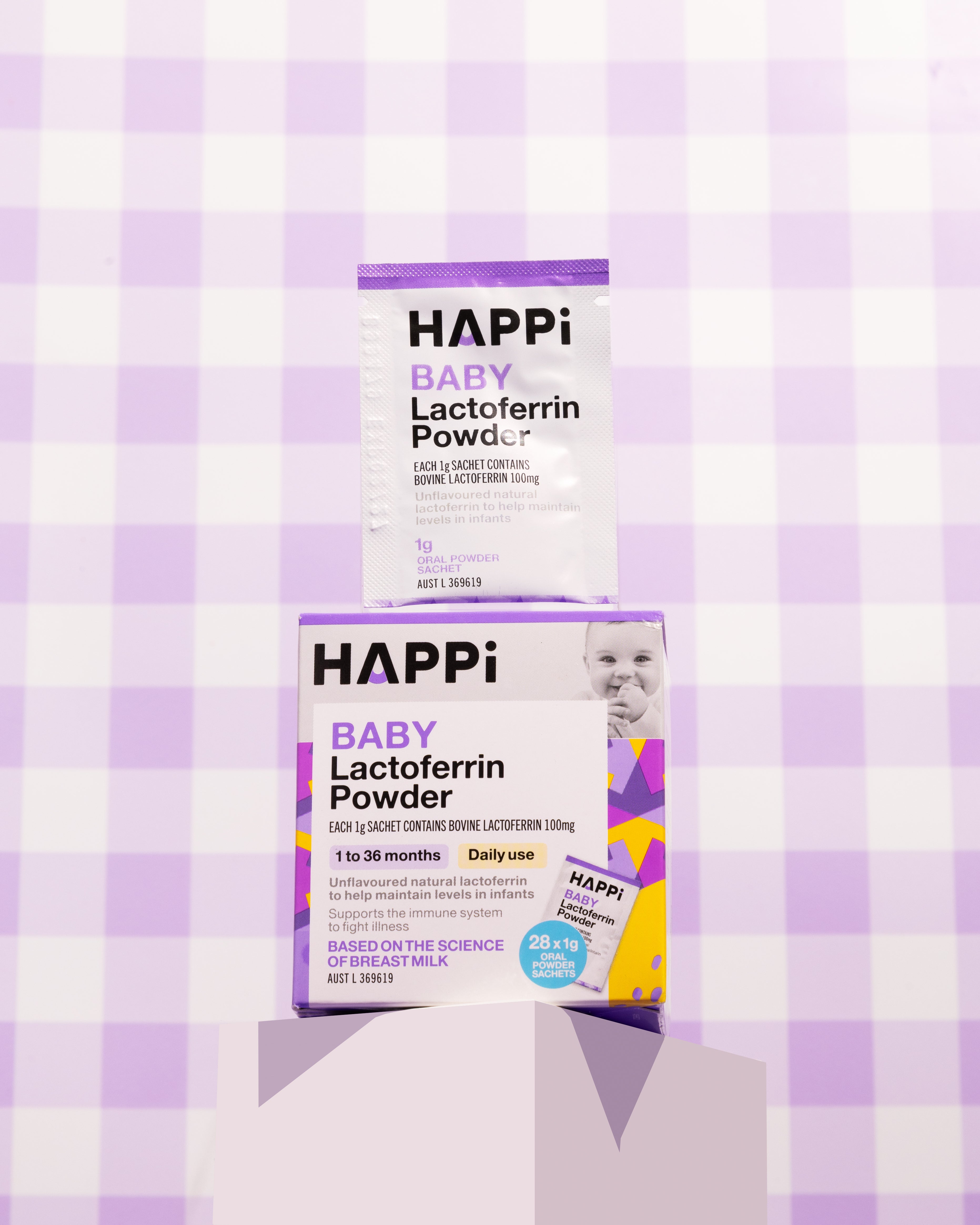 Baby Lactoferrin Powder (1g × 28 gói dạng bột)