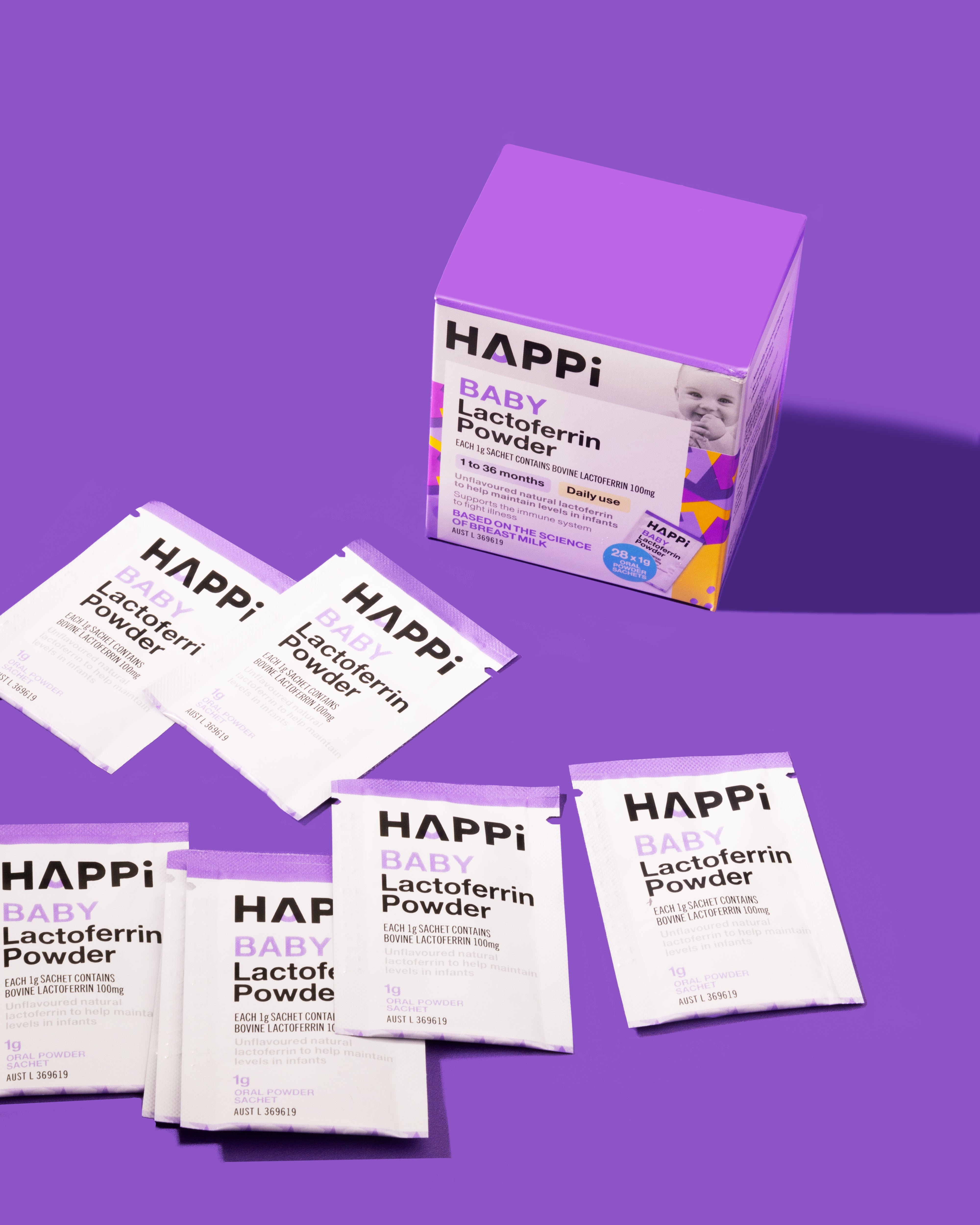 Baby Lactoferrin Powder (1g × 28 gói dạng bột)